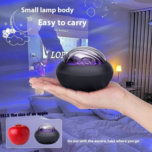 Little Flying Saucer Starry Sky Northern Lights Projection Lamp