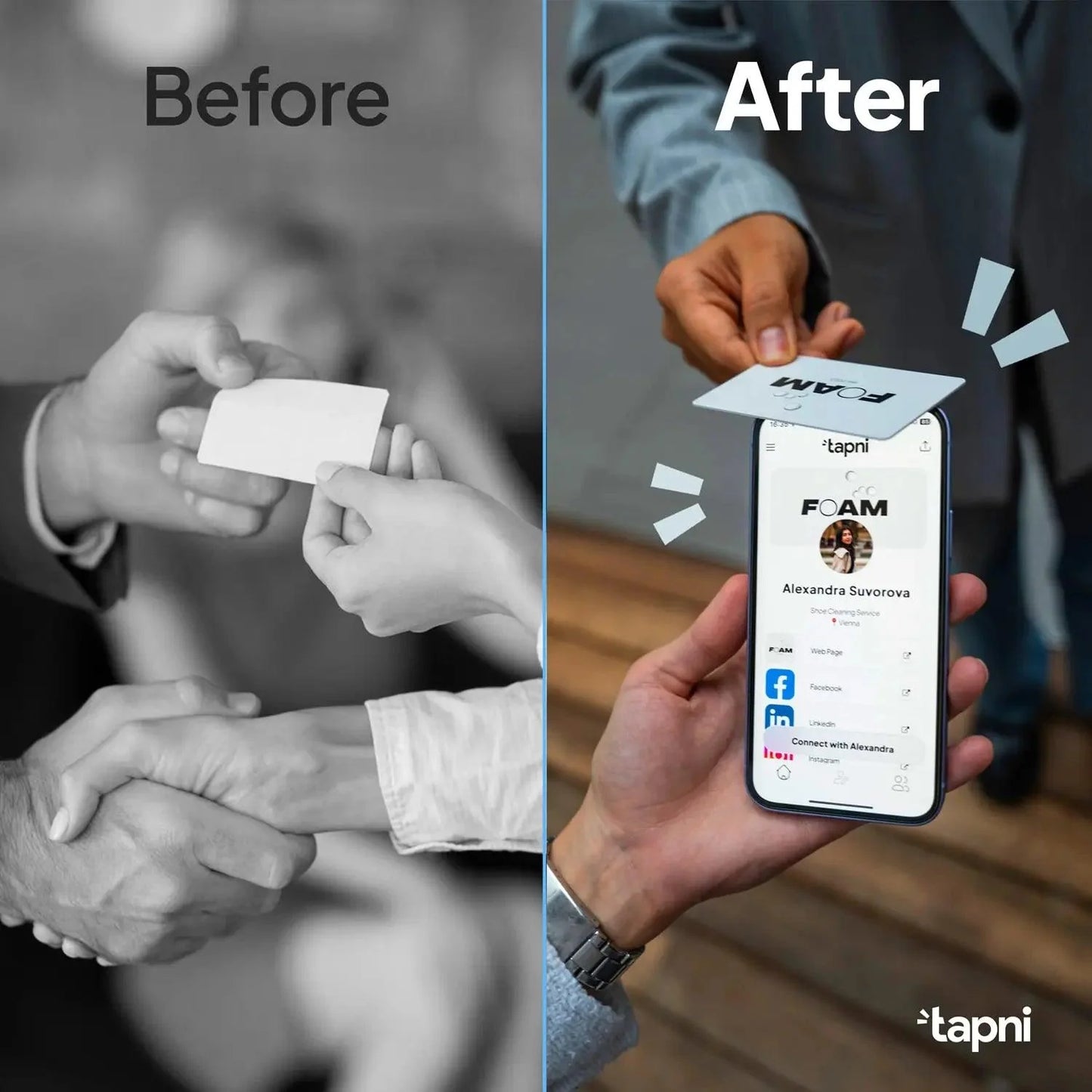 Tapni Card™ - Smart Business Card - Tapni®