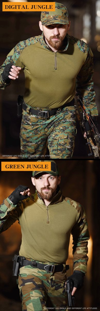 Chemise tactique de combat militaire / Airsoft "HAN WILD - G2 Frog Suit" - | Planète Rando