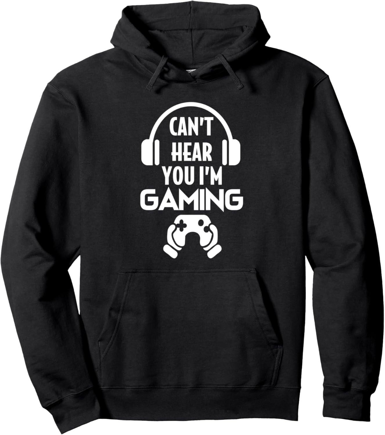 Can'T Hear You I'M Gaming Video Gamer Headset Pullover Hoodie