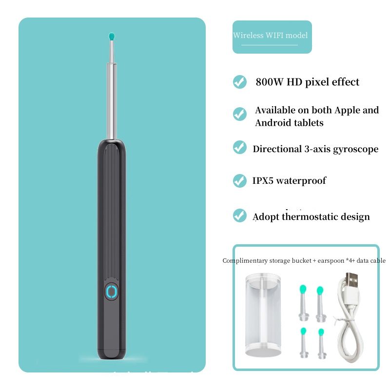 Wireless visual ear pick smart ear pick mobile phone direct connection ear pick artifact