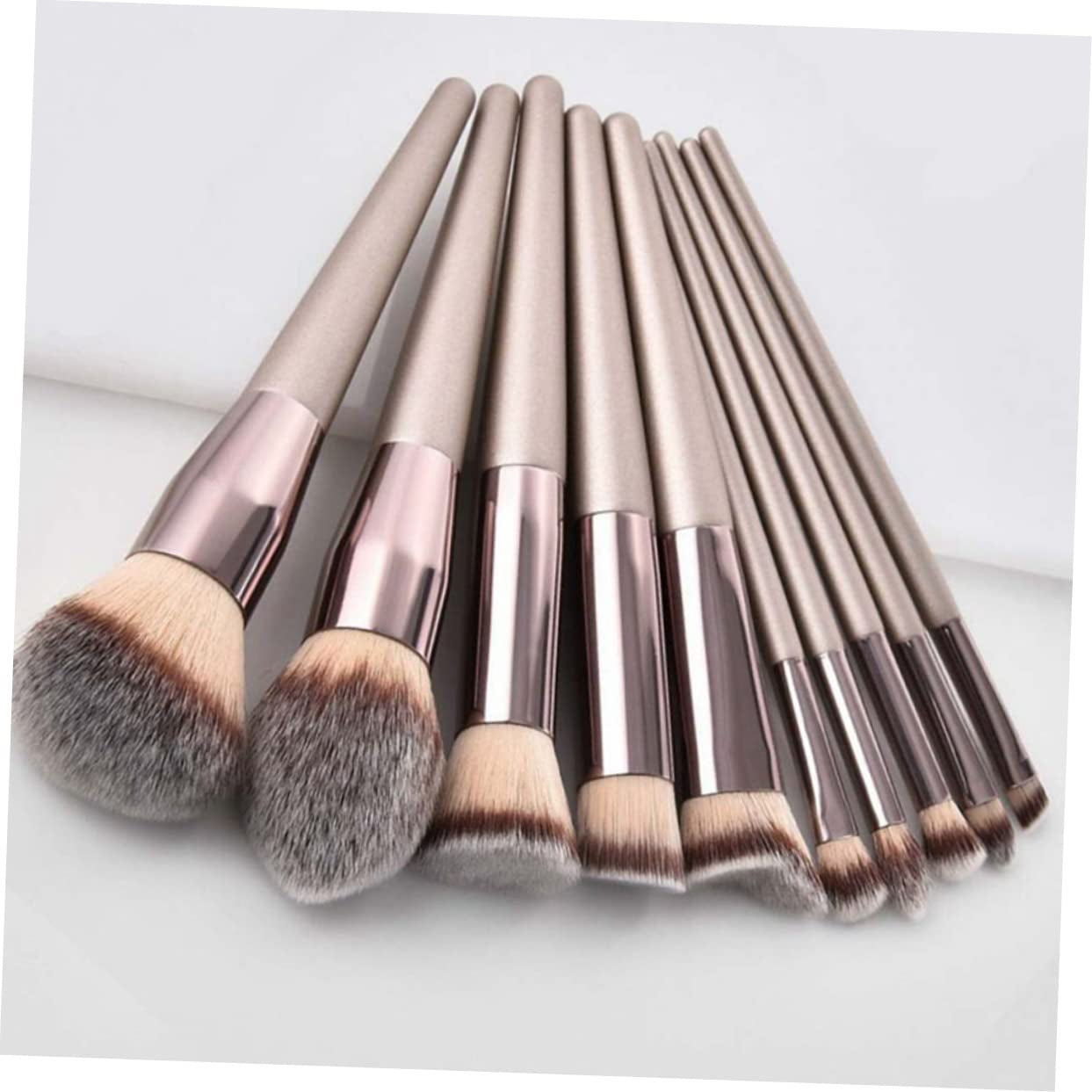 10 Pcs Makeup Brush Set Makeup Brush Cleaner Lip Liner Mascara Wands Makeup Brush Makeup Brush Holder Makeup Case Makeup Brushes Makeup Palette Makeup Kit Aluminum Tube