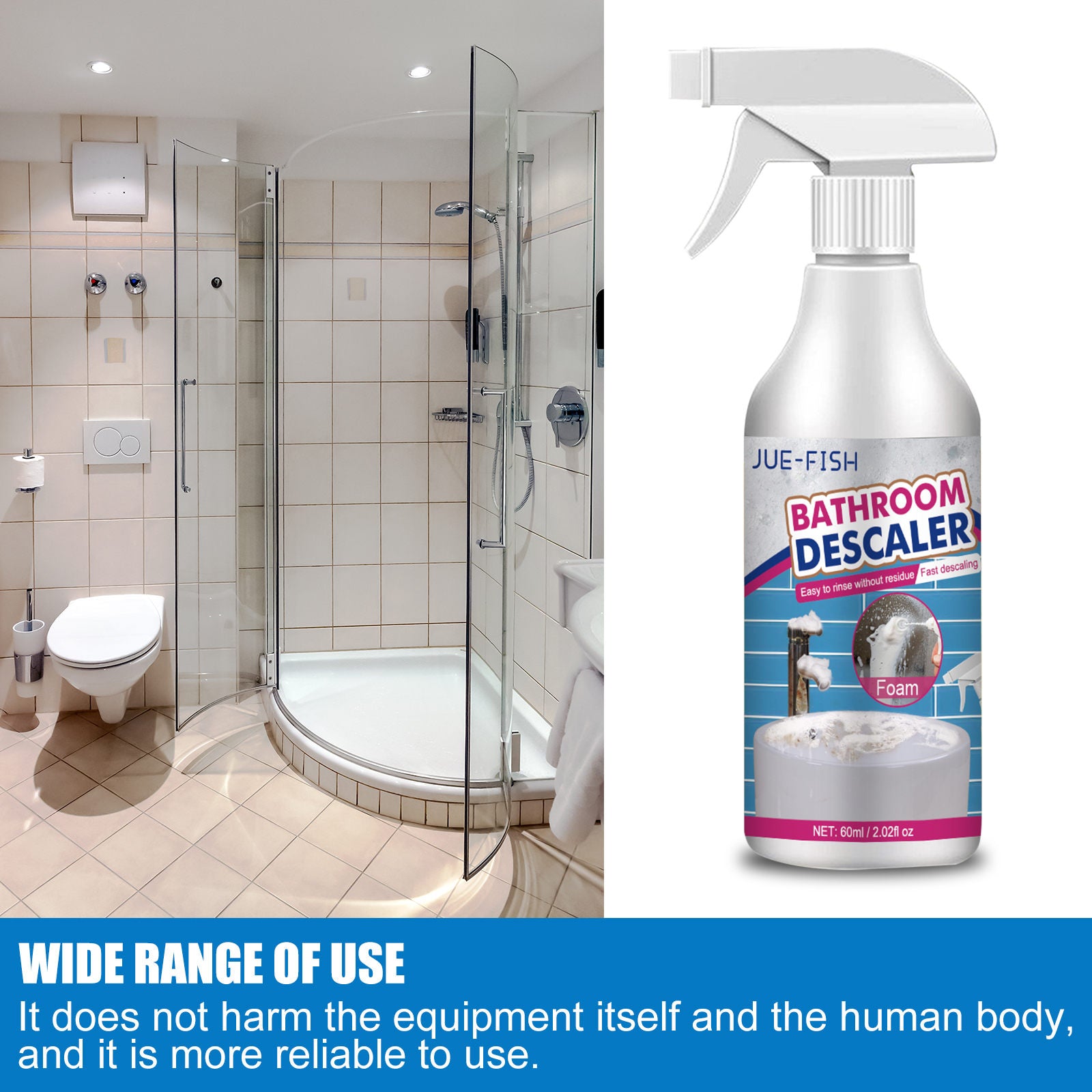 Bathroom Cleaner-Floor cleaner for maintenance, cleaning, strong sterilization, polishing, and mopping of tiles Household