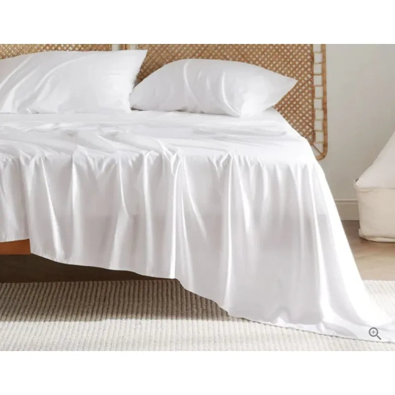 Bamboo Fiber Fitted Bed Sheet Four-Piece Set