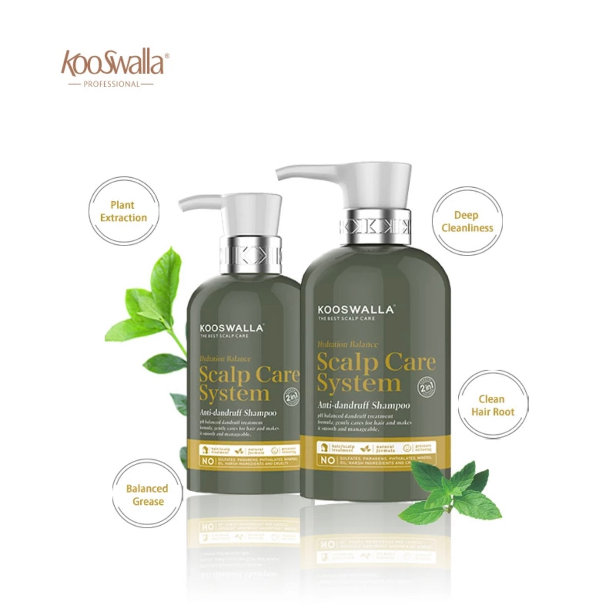 Kooswalla Scalp Care System - Anti Dandruff Shampoo