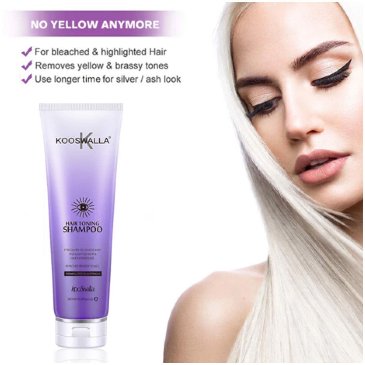 Kooswalla Hair Toning Shampoo (Sulphate and Paraben Free)