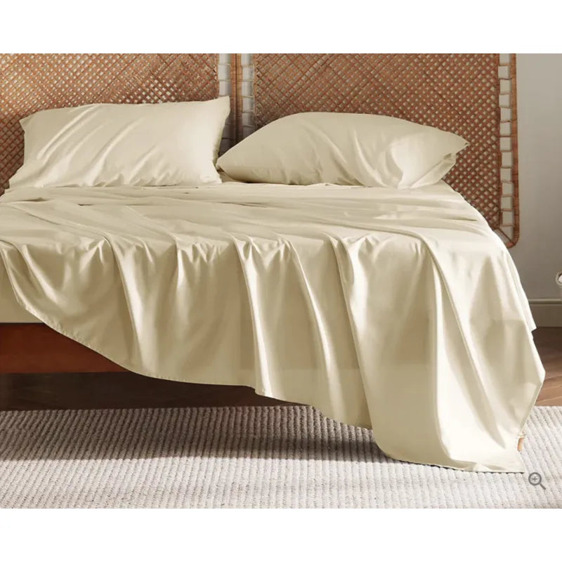 Bamboo Fiber Fitted Bed Sheet Four-Piece Set