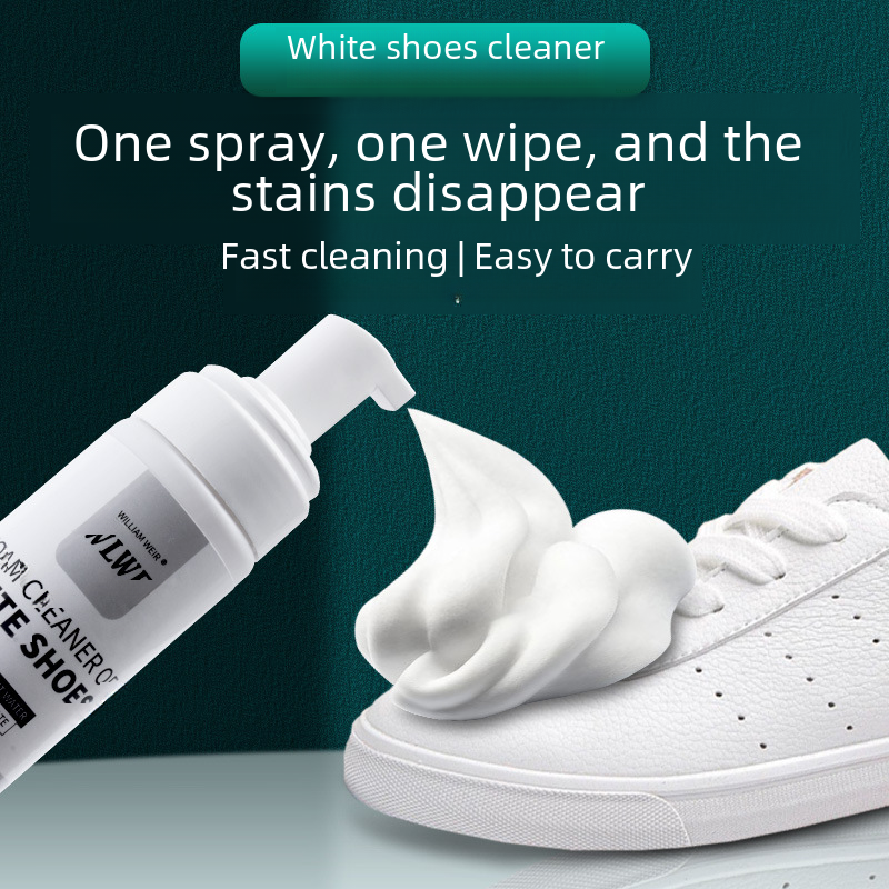 White Shoes Cleaning Agent Portable Disposable Sneaker Cleaning Agent Decontamination Yellow Foam Dry Cleaning Agent In Stock Wholesale