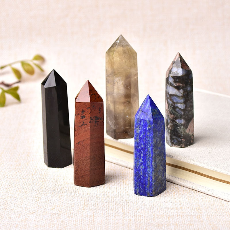 Natural Clear Quartz Point, Cut Based