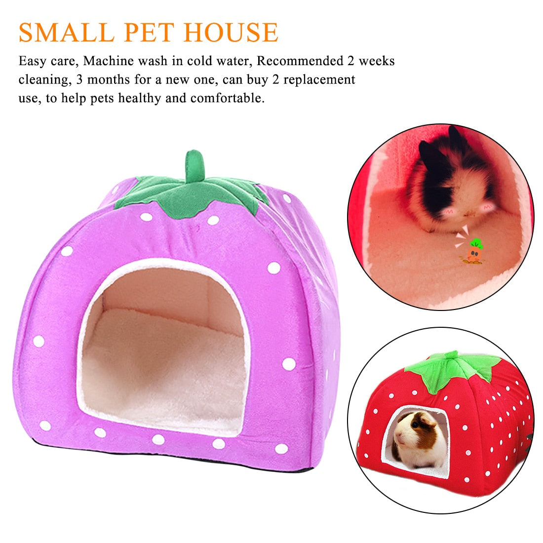 1PCS House Nest Guinea Pig /Hamster /Rabbit/ Chinchilla /Hedgehog/ Rat Bed