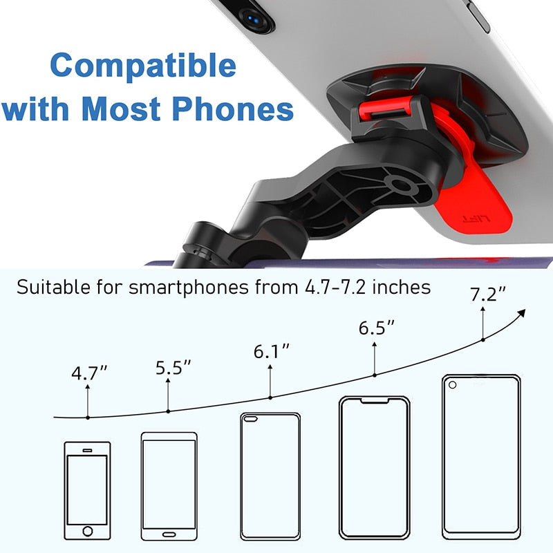 Universal Motorcycle/Bike/Scooter Mobile Phone Holder Mount- Easy to install