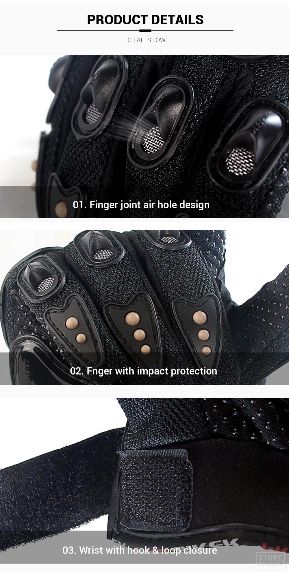 Motorcross Full Finger Gloves - Pride Armour