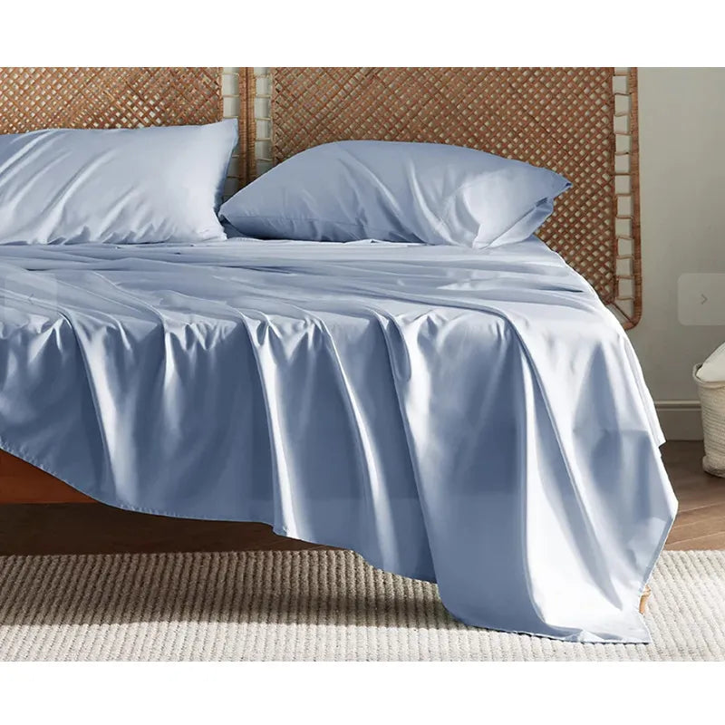 Bamboo Fiber Fitted Bed Sheet Four-Piece Set